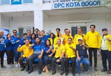 Pengurus Partai Golkar dan Partai Demokrat Kota Bogor