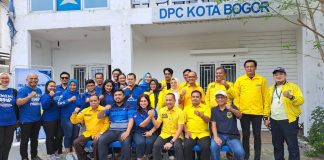 Pengurus Partai Golkar dan Partai Demokrat Kota Bogor