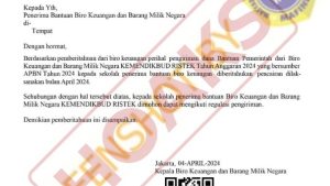 Heboh Surat Pengiriman Bantuan Kemendikbud Ristek ke Sekolah, Ini Faktanya