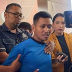 Tersangka Pegi saat diperlihatkan di hadapan awak media
