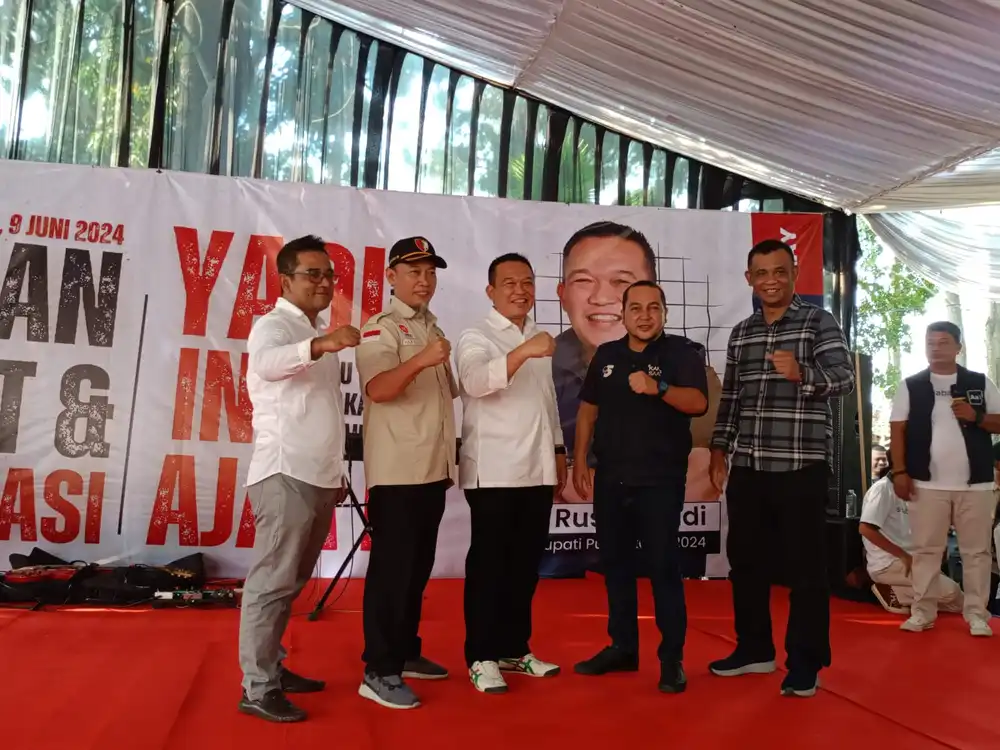 Dihadiri Pimpinan Partai, Yadi Rusmayadi Mantap Jadi Bupati Purwakarta