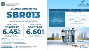 Bank bjb Tawarkan Savings Bond Retail SBR013 dengan Kupon Hingga 6.60 Persen