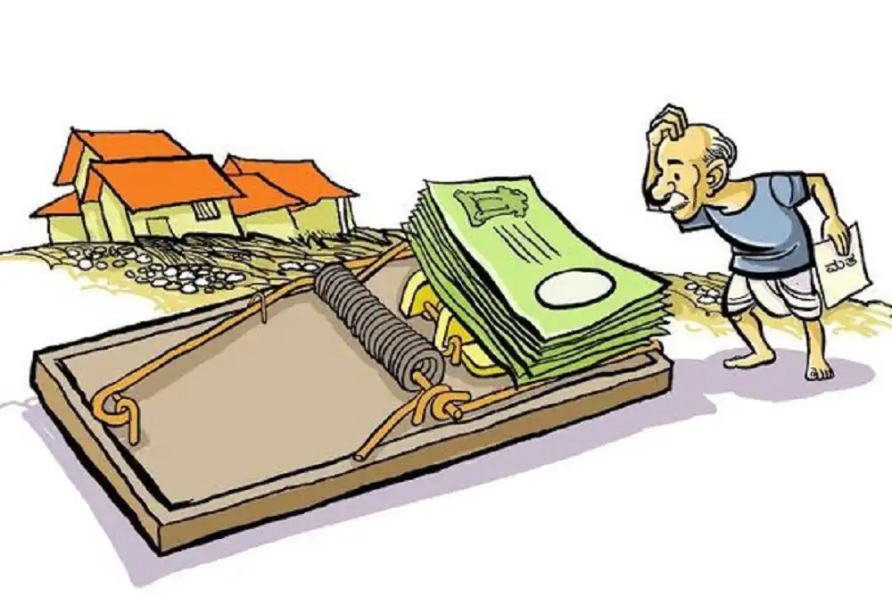 Ilustrasi jebakan politik uang (Foto The Hans India)