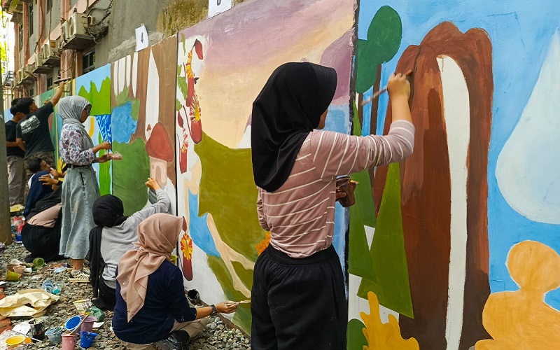 Cegah Aksi Vandalisme Lewat Forest Art Space Mural Competition
