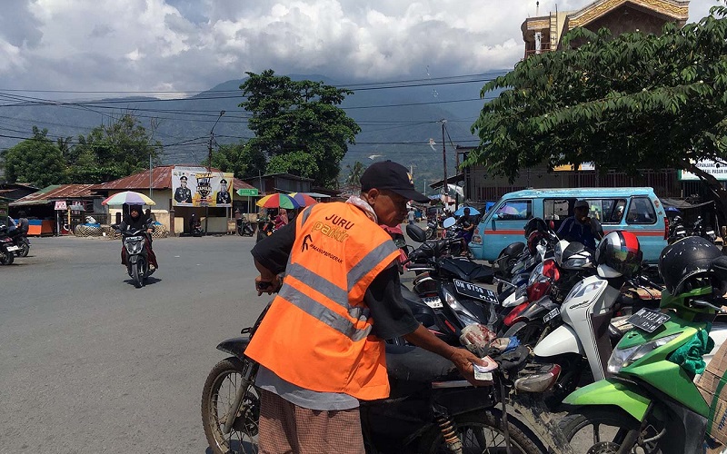Keren, Bayar Parkir On The Street di Kota Bandung Bisa Via QRIS