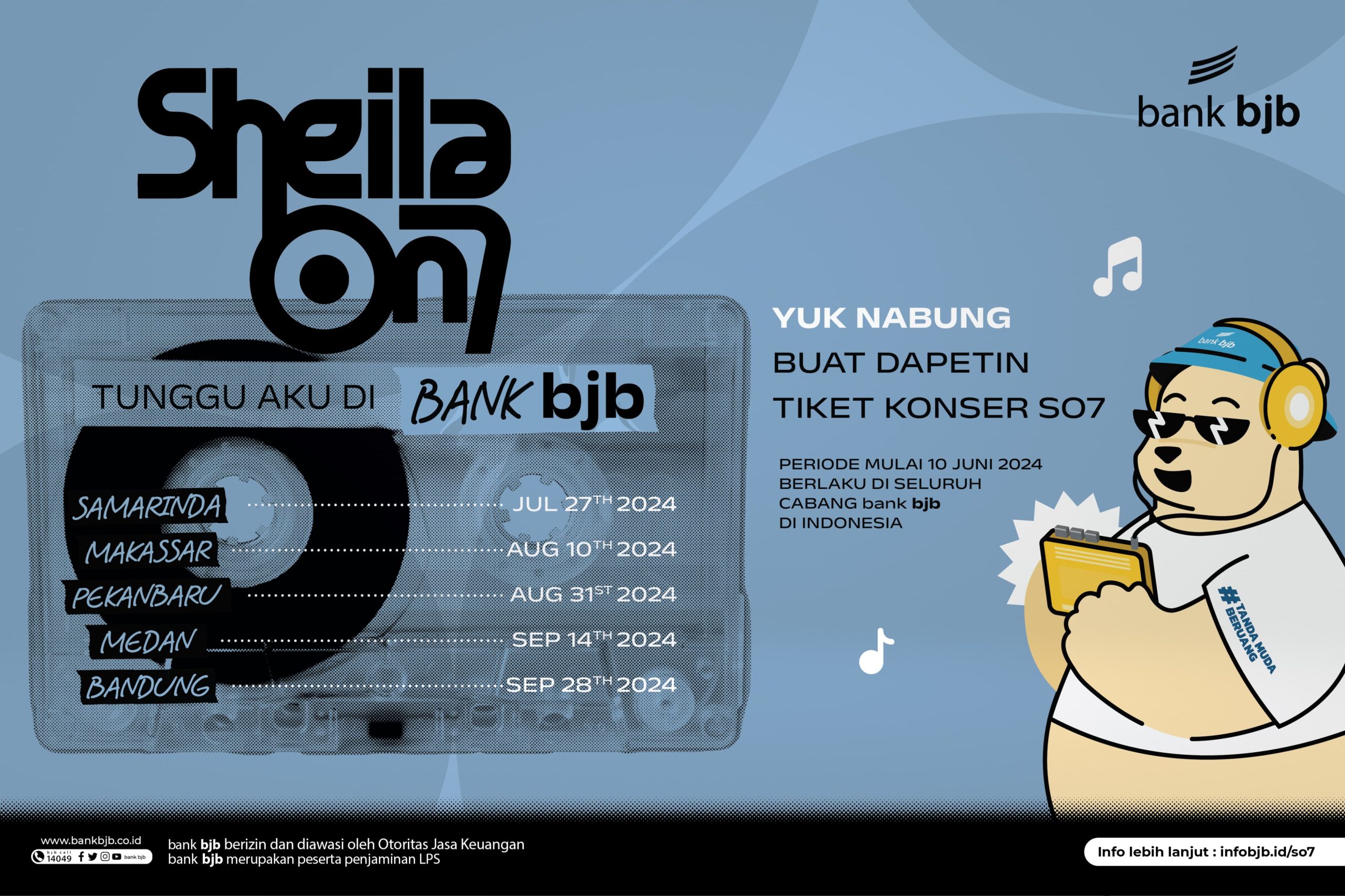 Nabung di bank bjb Bisa Nonton Sheila On 7 GRATIS?! Buruan Ikutan Promonya!