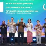 Pos Indonesia Meraih Dua Penghargaan Top CSR Awards 2024