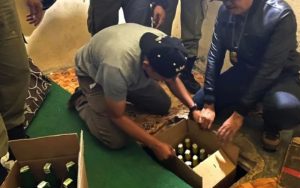 Bunker Miras Ditemukan di Bawah Tanah di Garut, Ratusan Botol Disita