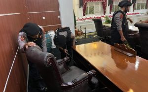 Jelang Pelantikan Anggota DPRD Purwakarta, Polisi Lakukan Sterilisasi