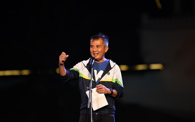 Penutupan WJF 2024, Bey Machmudin Gelorakan Semangat Jabar Hattrick Juara Umum PON