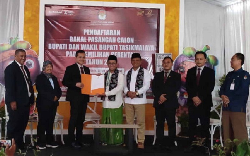 Resmi Daftar ke KPU, Cecep-Asep Sebut akan Pertahankan Kultur Tasikmalaya Kota Santri