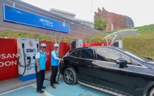 Selama HUT ke-79 RI di IKN, 18 SPKLU PLN Layani 340 Transaksi Pengisian Mobil Listrik