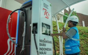 18 Unit SPKLU PLN Siap Layani Kendaraan Listrik HUT RI ke-79 di IKN