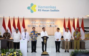 Presiden Jokowi Resmikan Gedung Pusat Pelayanan Kesehatan Ibu dan Anak RSHS Bandung
