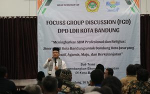 LDII Kota Bandung Undang Calon Wakil Walikota untuk Paparkan Gagasan Ekonomi Kerakyatan