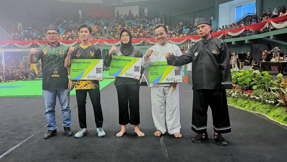 BPJS Ketenagakerjaan Depok Lindungi Atlet Pencak Silat di Piala Kasad 2024