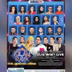 Deretan artis legenda dangdut dan alumni KDI yang akan memeriahkan konser musik Road to Kilau Raya 'Duel Dendang Legend' (Foto: MNCTV)