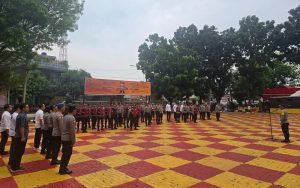 Polres Purwakarta Terjunkan 122 Personel Amankan Pengundian Nomor Urut Paslon