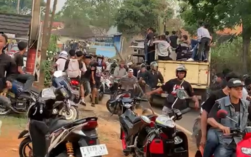 Tawuran Pelajar di Purwakarta