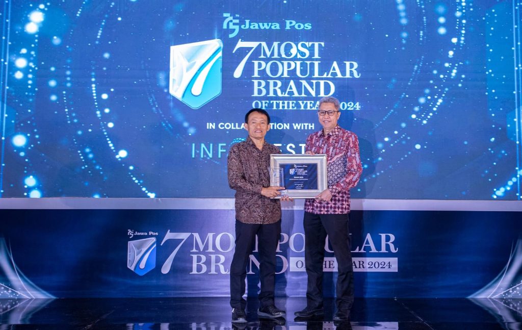 Jadi Brand Awareness Terkuat! bank bjb Raih Anugerah ‘7 Most Popular Brand Of The Year 2024’