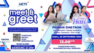 Pemain Sinetron Cinta Yasmin dan Setulus Hati Siap Menyapa Masyarakat Kota Kembang!