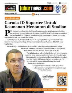 Arya Sinulingga: Garuda ID Suporter Untuk Keamanan Menonton di Stadion