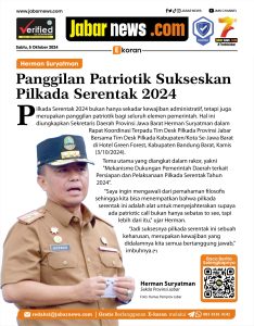Herman Suryatman: Panggilan Patriotik Sukseskan Pilkada Serentak 2024