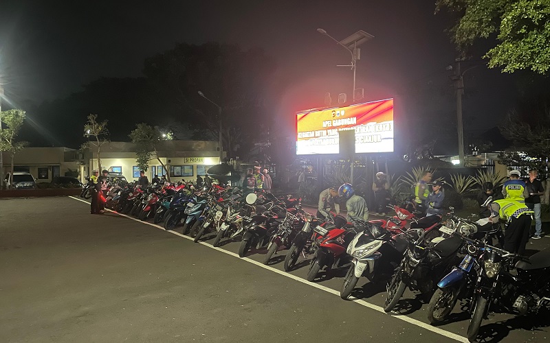 Dari Miras hingga Knalpot Bising, Ini Hasil KRYD dan Razia Polisi di Cianjur