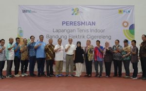 Peringati Sumpah Pemuda, PLN Resmikan Lapangan Tenis Bekas Gudang di Bandung