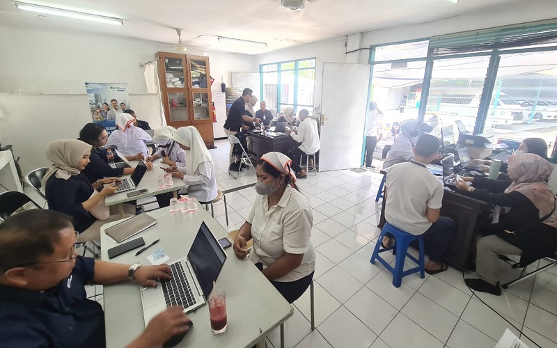 BPJS Ketenagakerjaan Bandung Suci Aktivasi JMO ke Daese Garmin