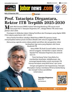 Prof. Tatacipta Dirgantara, Rektor ITB Terpilih Periode 2025-2030
