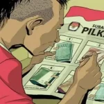 Ilustrasi pelaku politik uang (Foto: Perludem.org)