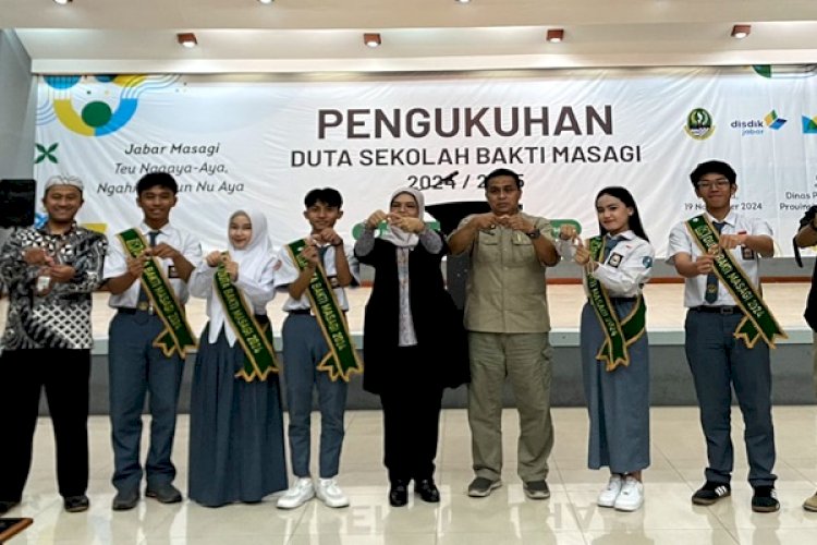 Disdik Jabar Kukuhkan Ratusan Siswa Jadi Duta Sekolah Bakti Masagi, Punya Tiga Tugas Utama