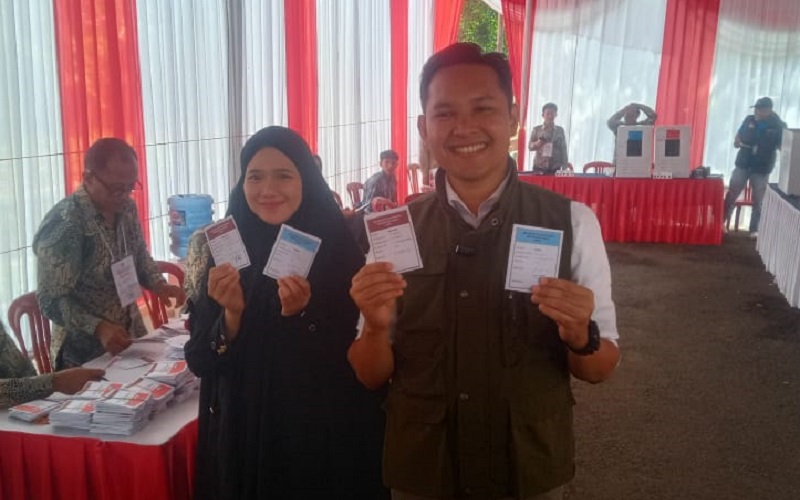 Cabup Cianjur Wahyu Nyoblos Pilkada 2024 di Belka Residence Limbangansari
