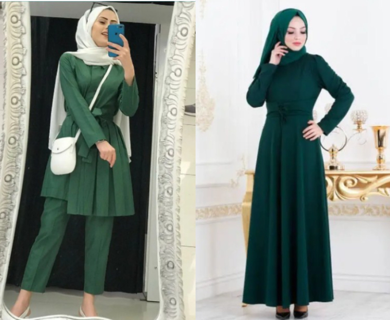 Untuk Kamu yang Berhijab, Penasaran Hijau Botol Cocok dengan Warna Apa? Ini Jawabannya!