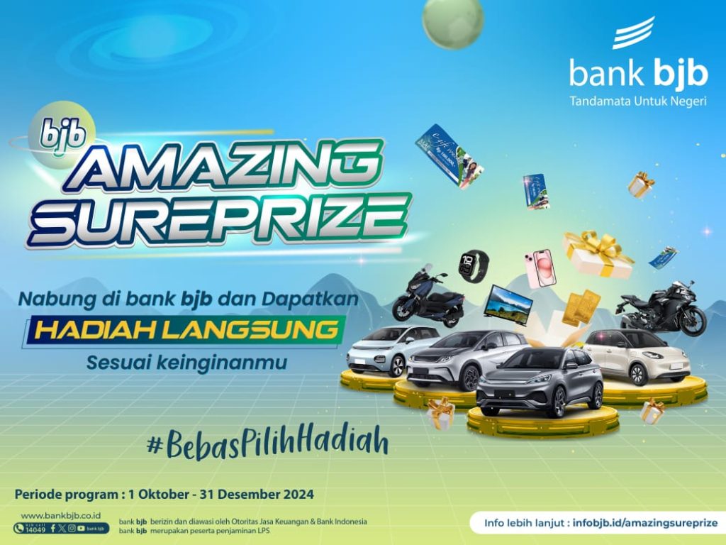 Bank bjb Amazing SurePrize: Menabung Sambil Banjir Hadiah!