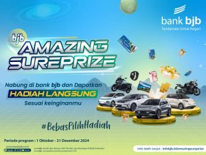 Bank bjb Amazing SurePrize: Menabung Sambil Banjir Hadiah!
