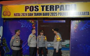 Kapolres Purwakarta Cek Pos Pengamanan Operasi Lilin Lodaya 2024, Ini Tujuannya