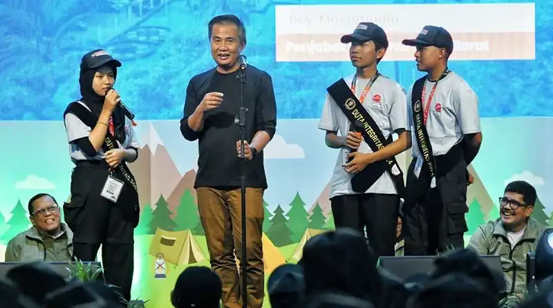 Jadi Duta Integritas, Ratusan Pelajar Jabar Siap Bantu KPK Berantas Korupsi