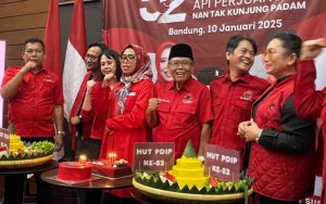 HUT ke-52, PDI Perjuangan Jabar Tegak Lurus di Bawah Arahan Megawati Soekarnoputri