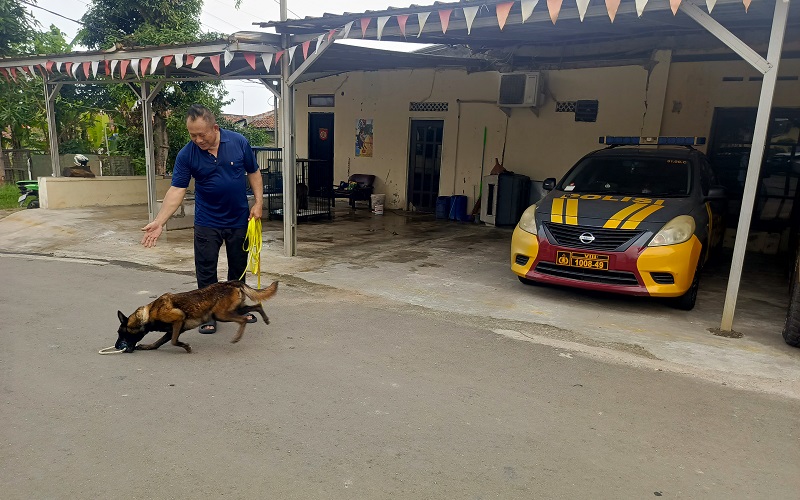 Berantas Tindak Kejahatan, Polres Purwakarta Siapkan Anjing Pelacak