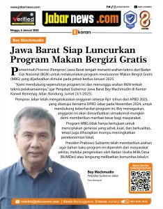 Bey Machmudin: Jawa Barat Siap Luncurkan Program Makan Bergizi Gratis