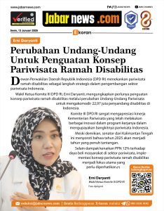 Erni Daryanti: Perubahan Undang-Undang Untuk Pariwisata Ramah Disabilitas