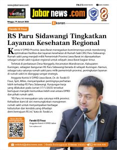 Farabi El Fouz: RS Paru Sidawangi Tingkatkan Layanan Kesehatan Regional