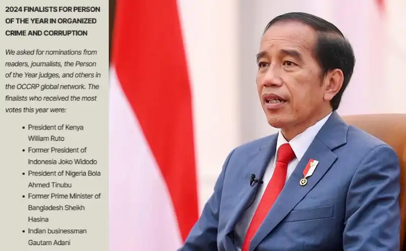 Jokowi Masuk Nominasi Tokoh Terkorup 2024 versi OCCRP, Simak Tanggapan dan Fakta Lengkapnya