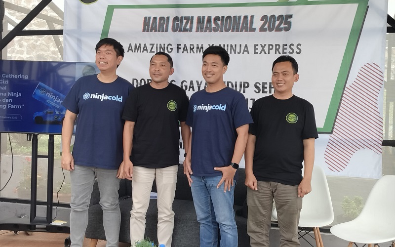 Hari Gizi Nasional 2025: Amazing Farm dan Ninja Xpress Kolaborasi Dukung Ketahanan Pangan dengan Inovasi Teknologi