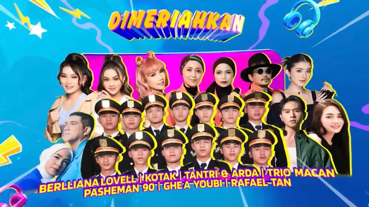 Deretan artis papan atas tanah air yang akan memeriahkan Dahsyatnya Weekend di Garut (Foto: RCTI)