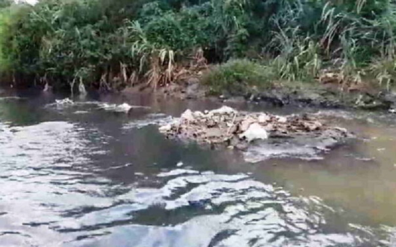 Sungai Cimanuk Garut Berubah Jadi Tempat Sampah? Aktivis Temukan Cairan Hitam Bau Menyengat Diduga Limbah Industri