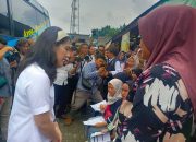 Wamen Ratu Ayu Isyana Tinjau Langsung Pusat Layanan KB di Pasar Tradisional Purwakarta