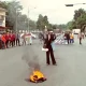 Aksi demo Indonesia Gelap yang digelar Aliansi BEM Purwakarta (Foto: Ist)